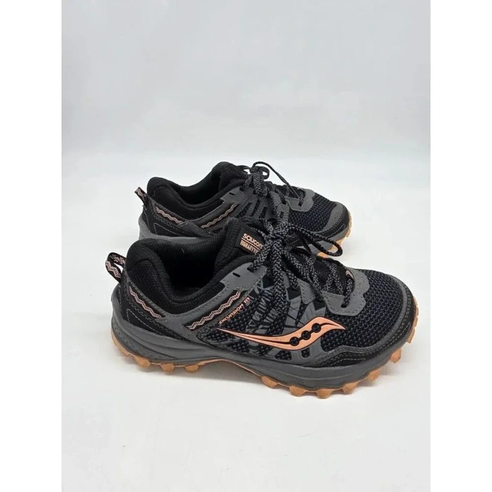 Saucony Grid Excursion TR12 Womens 7.5 W Trail Running Shoes Black S10452-2